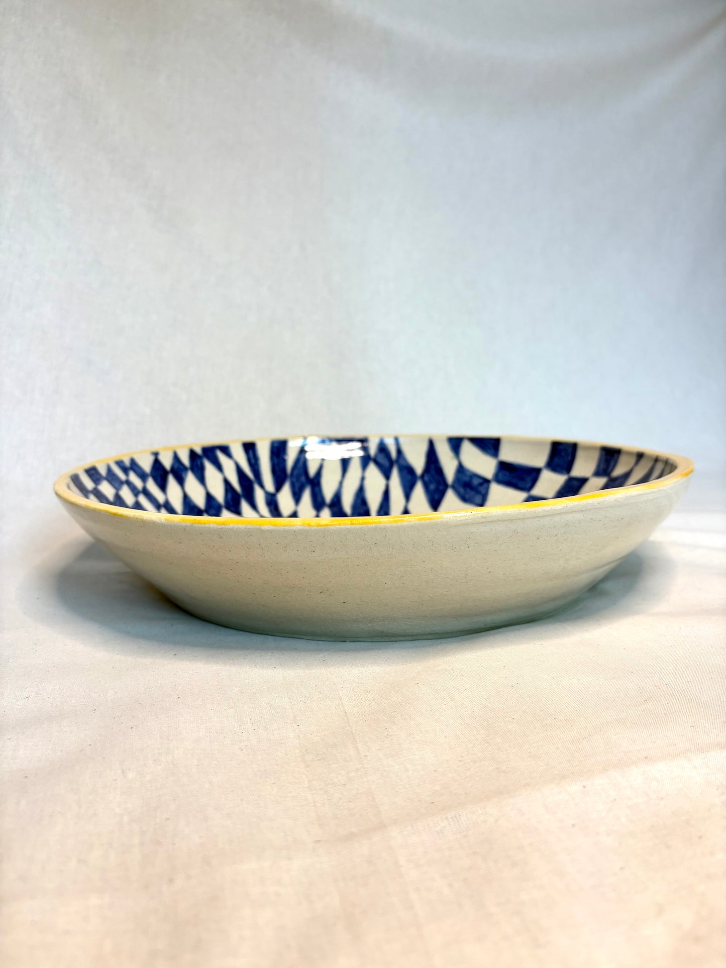Large Checkered Platter