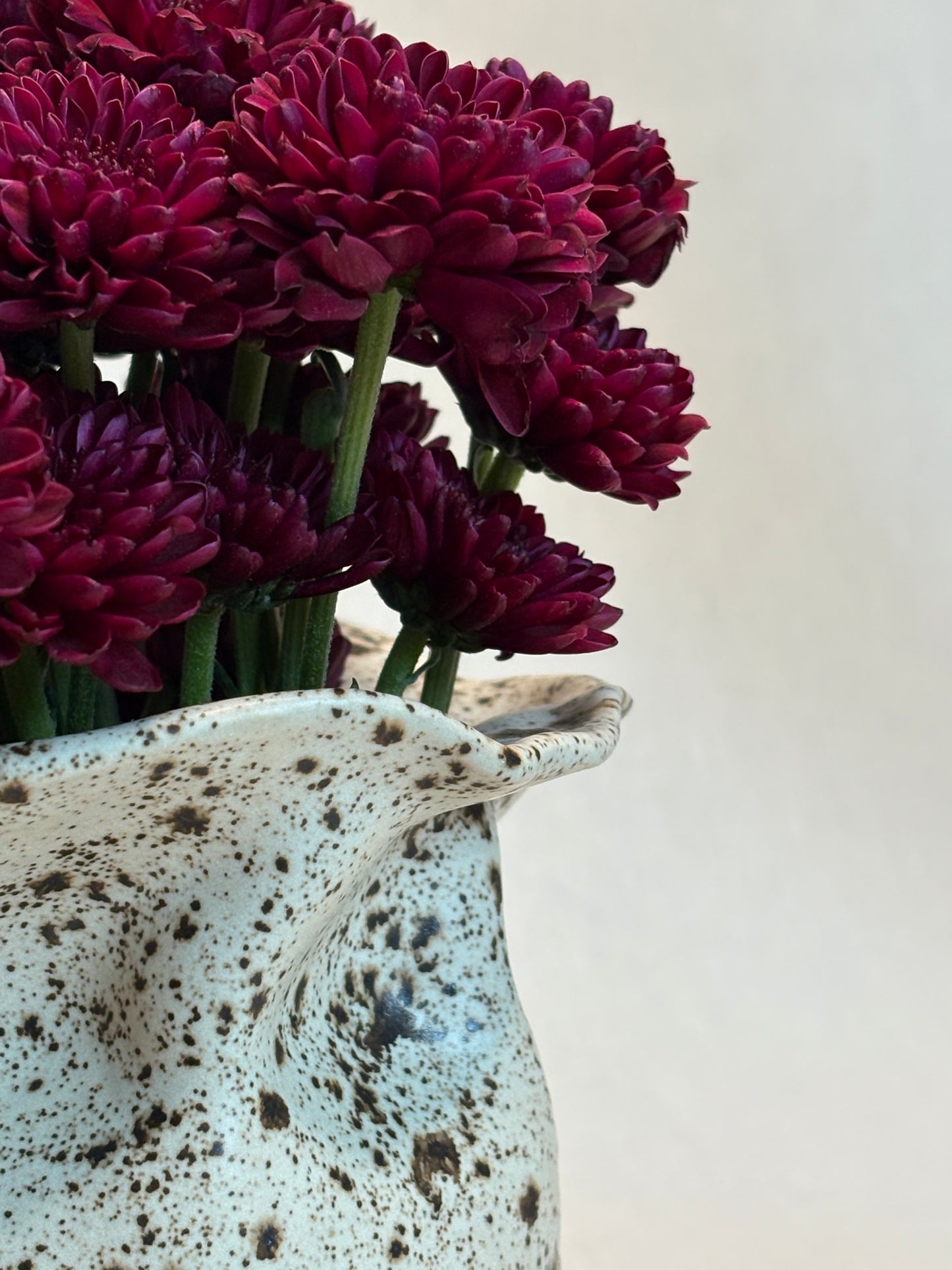 Speckled Organic Vase