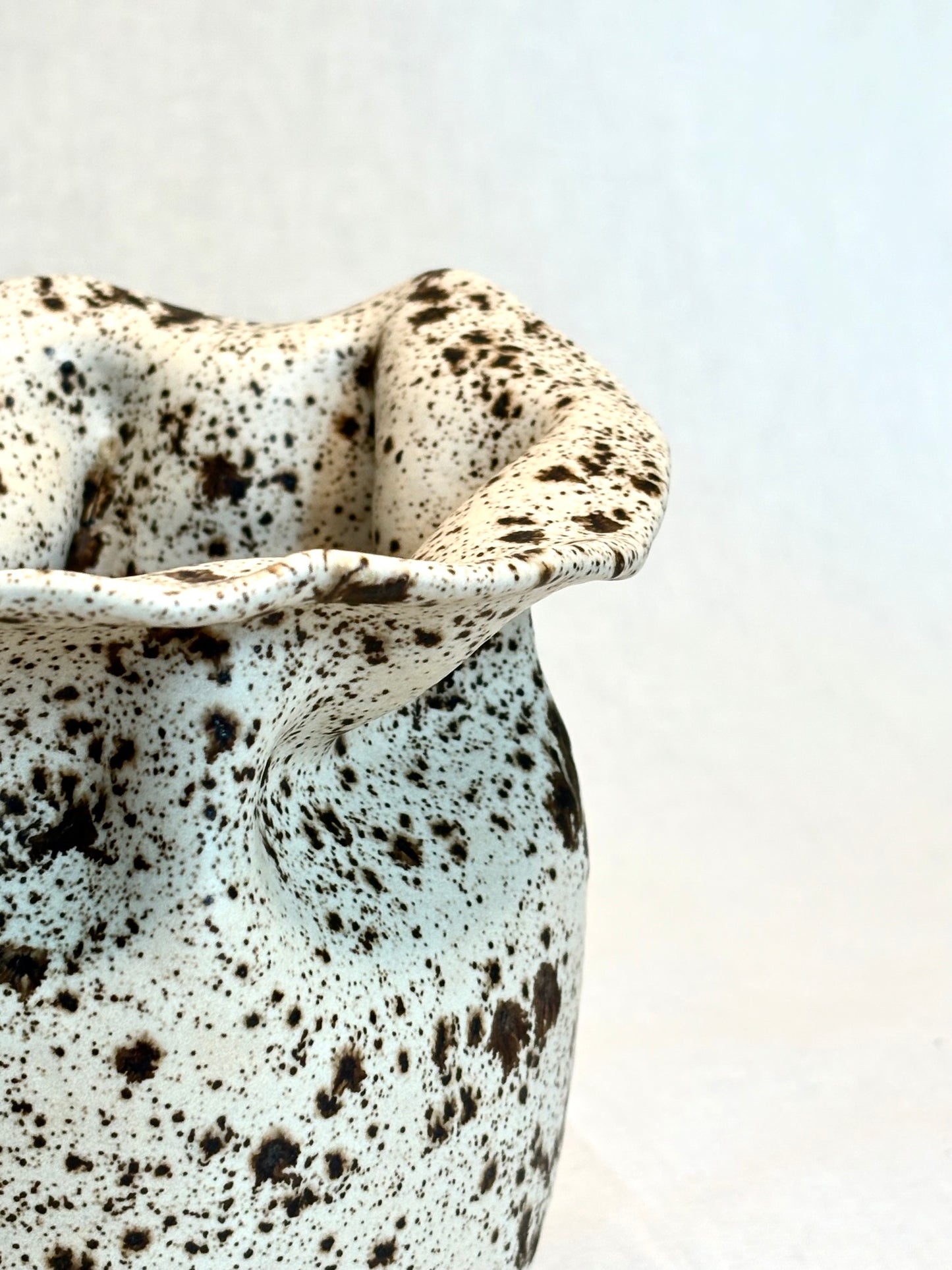 Speckled Organic Vase